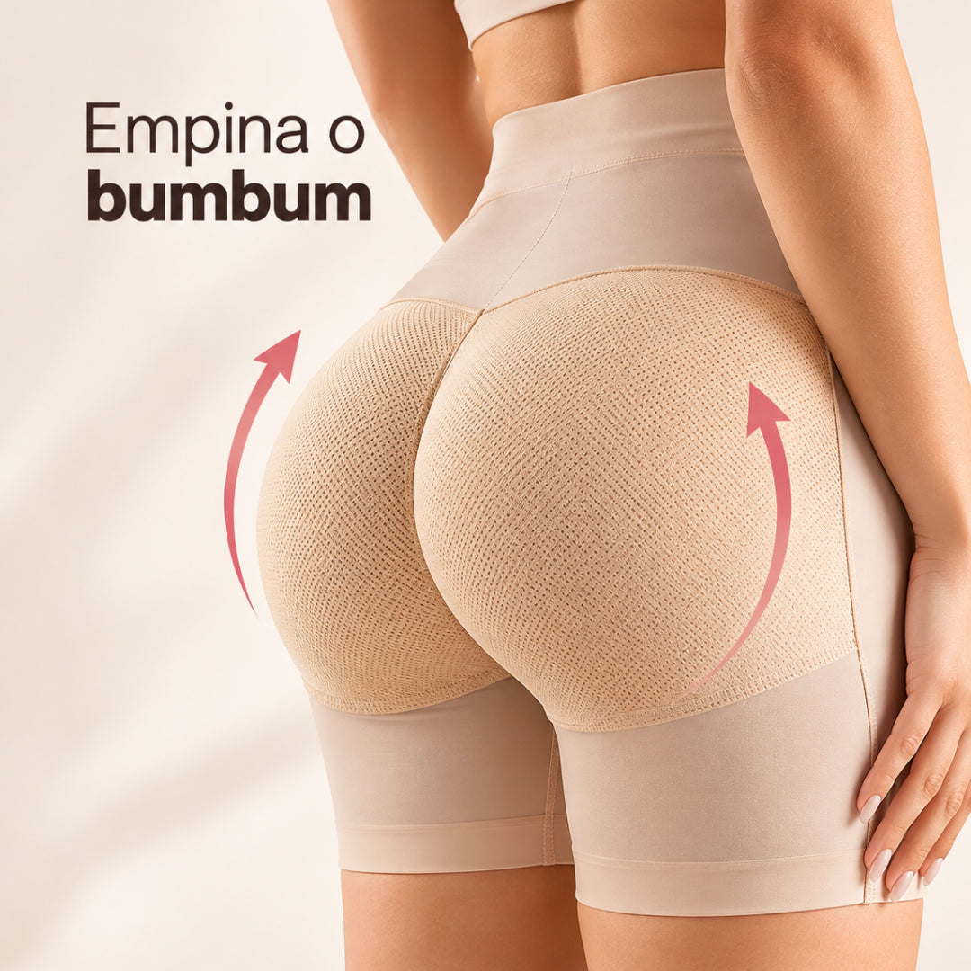Calcinha Short EmpFit™ - Com Enchimento no Bumbum Modela Aumenta e empina Bumbum