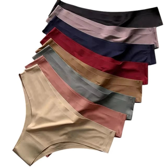 Kit 3 Calcinhas Sem Costura Poliamida Invisível com acabamento invisível sob roupas