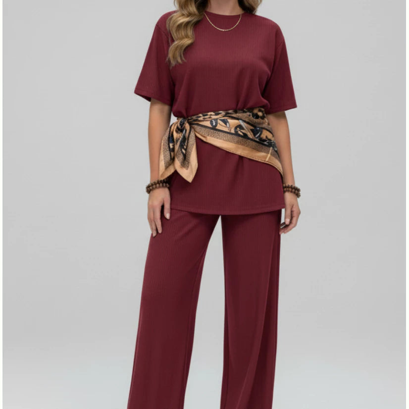 Conjunto Elegance™ Pantalona com Blusa Manga Curta - imagem 7