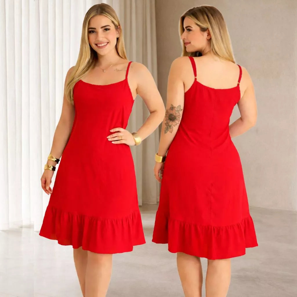 Vestido Feminino Soltinho com Alcinha Regulável | Use Lana - imagem 11
