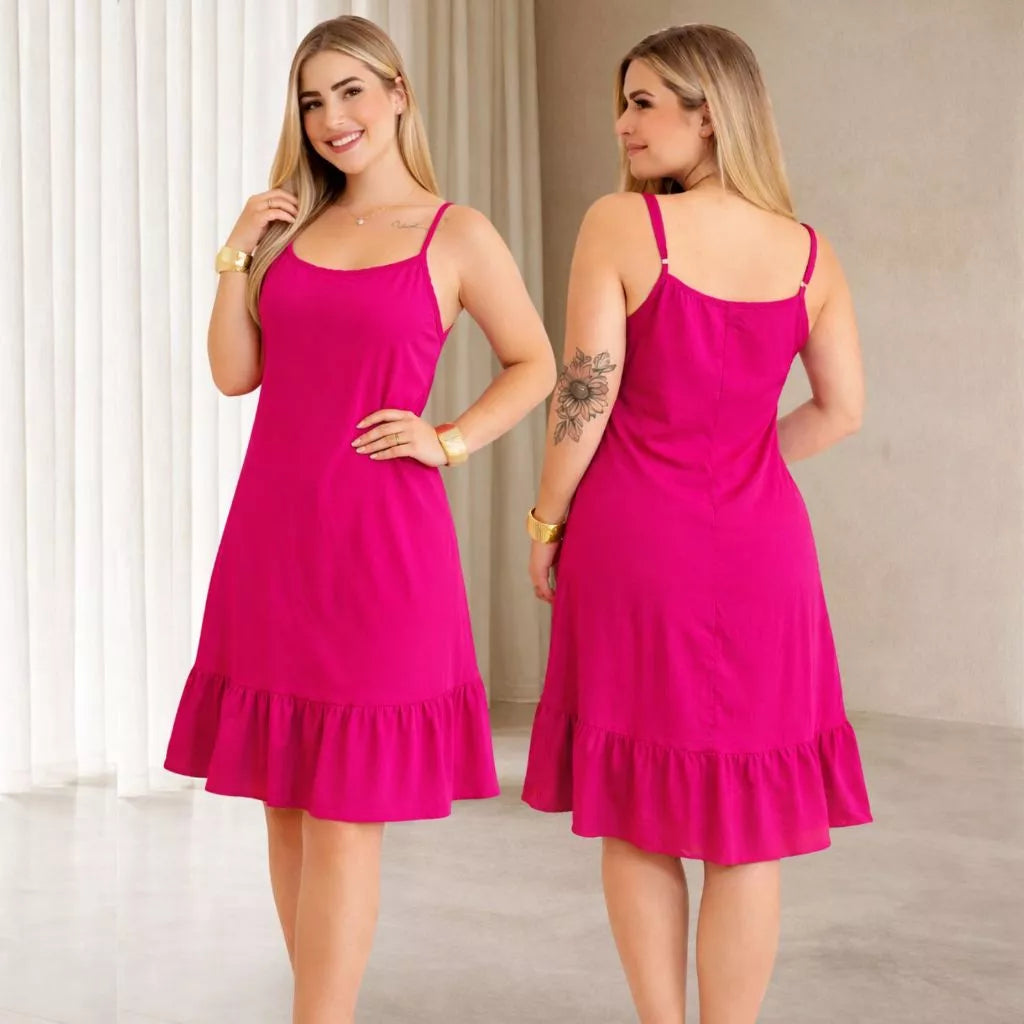 Vestido Feminino Soltinho com Alcinha Regulável | Use Lana - imagem 12