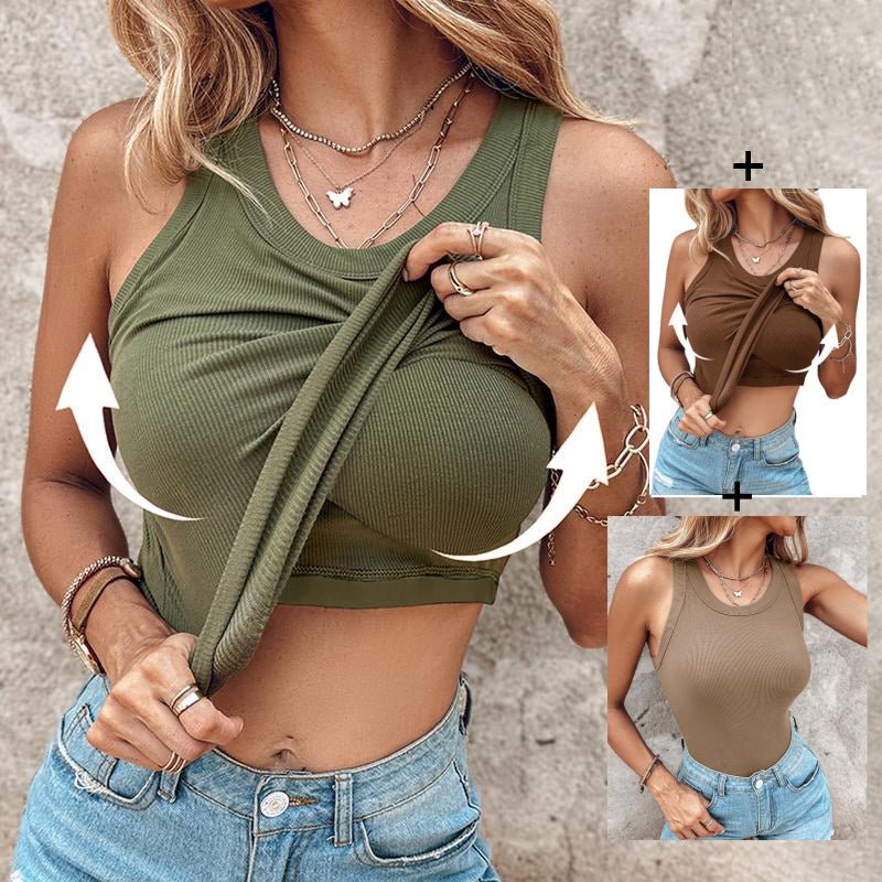 Kit 3 Regatas Femininas com Sutiã Embutido - imagem 13
