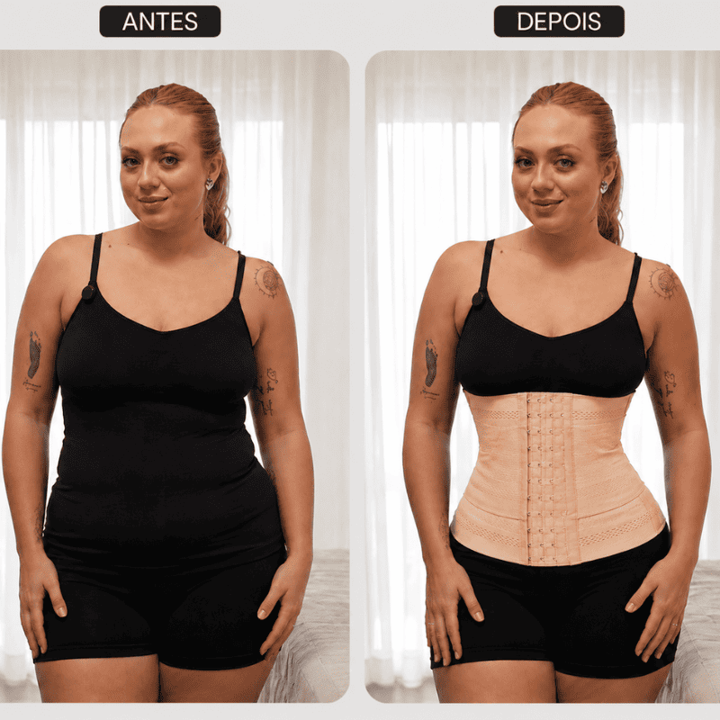 Cinta Modeladora NoriShape™ – Dupla Compressão para uma Cintura Mais Definida