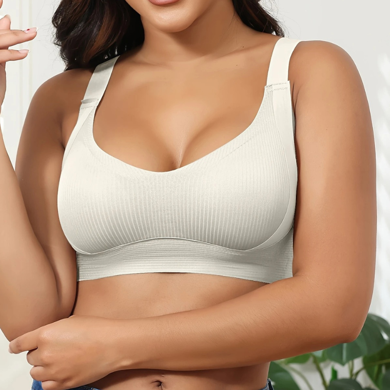 Sutiã BellaLift com tecido elástico respirável e push-up natural