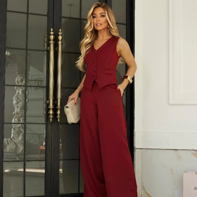 Tabela de Tamanhos Conjunto Executive™ Alfaiataria com Colete e Calça Pantalona