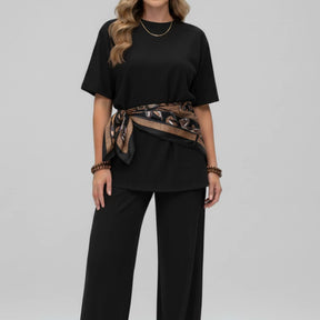 Conjunto Elegance™ Pantalona com Blusa Manga Curta - imagem 5