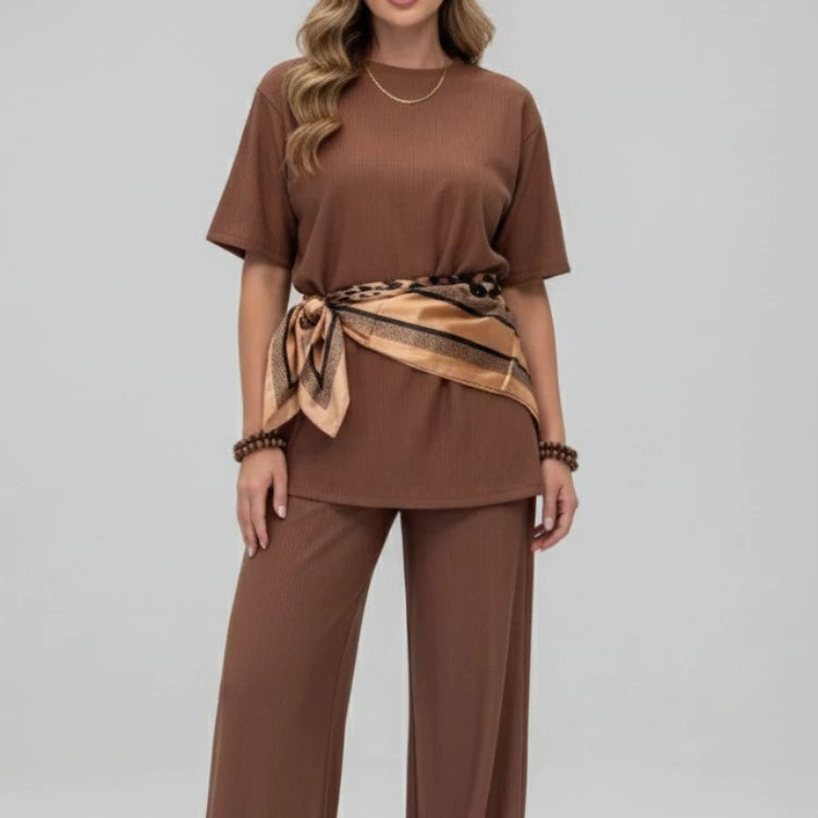 Conjunto Elegance™ Pantalona com Blusa Manga Curta - imagem 9