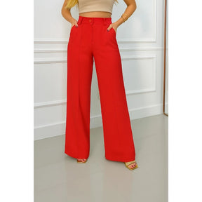 Calça Wide Leg Pantalona Duna Cintura Estruturada - imagem 24