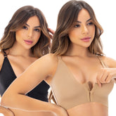 Kit 2 sutiãs LiftShape modelador com fecho frontal e alças ajustáveis