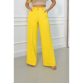 Calça Wide Leg Pantalona Duna Cintura Estruturada - imagem 28