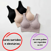 Sutiã ComfortFit™ Sem Costura com Bojo e Alças Largas - imagem 9