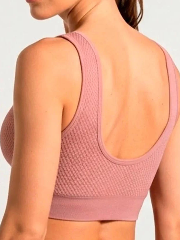 Sutiã ComfortFit™ Sem Costura com Bojo e Alças Largas - imagem 6