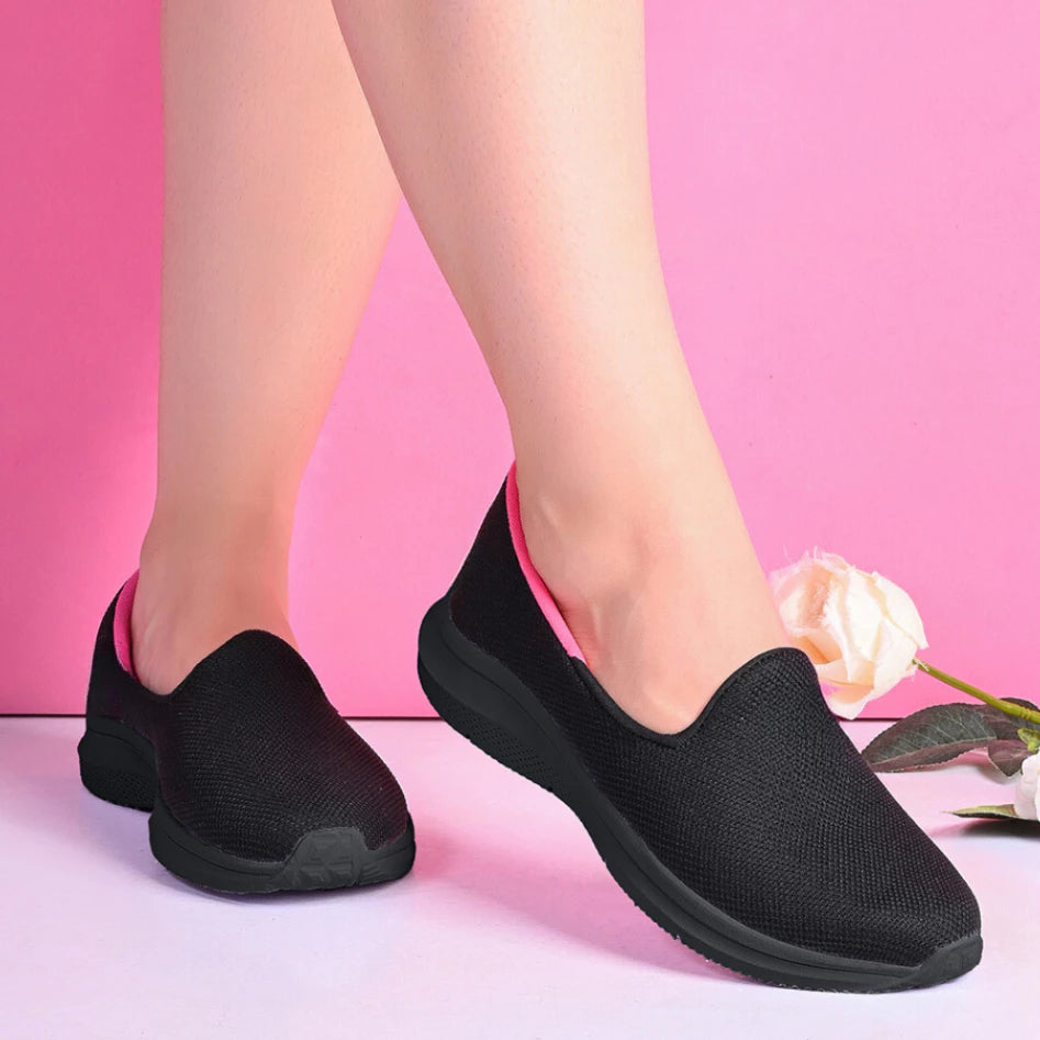 Sapatilha Ortopédica Feminina ComfortFlex sem cadarço, modelo slip-on