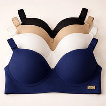 Kit 4 sutiãs reforçados ComfortSupport com bojo soft e sustentação
