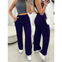Calça Pantalona Lanzinha Cintura Alta Feminina - imagem 8
