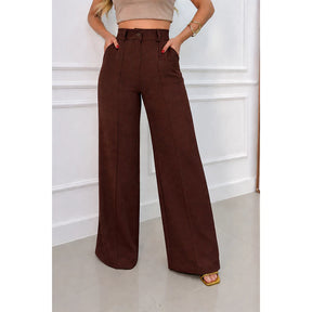 Calça Wide Leg Pantalona Duna Cintura Estruturada - imagem 11