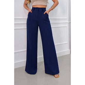 Calça Wide Leg Pantalona Duna Cintura Estruturada - imagem 13