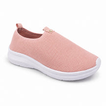 Tênis Ortopédico Feminino ComfortShine™ Calce Fácil Sem Cadarço com Strass - imagem 6
