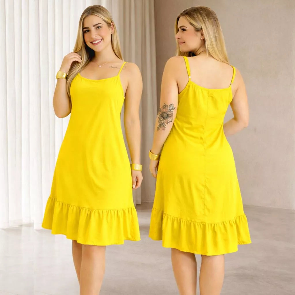Vestido Feminino Soltinho com Alcinha Regulável | Use Lana - imagem 7