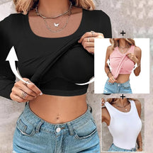 Kit 3 Regatas Femininas com Sutiã Embutido - imagem 16