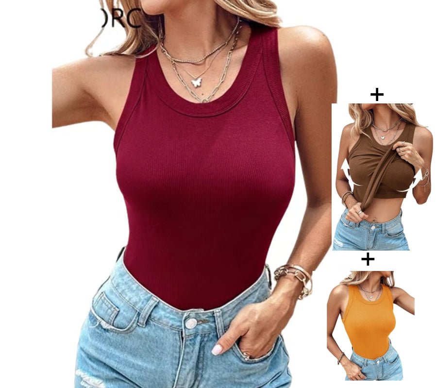 Kit 3 Regatas Femininas com Sutiã Embutido - imagem 15